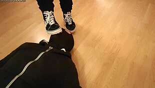 craving to eat from under mistress's dirty vans sneakers?