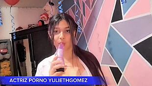 naughty girl shows up provoking me short dress no panties shakes ass on the stick real homemade