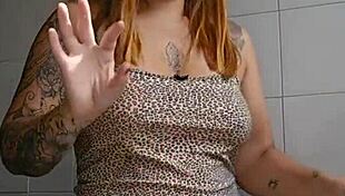 Shorts Wedged Deep in Her Swollen Big Pussy