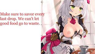 Genshin Noelle's Gentle Femdom Footjob Worship Makes Servant Cum In Paizuri Bliss