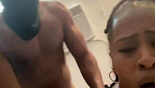 Marrijanee's Busty Ebony Heart Pounds in Doggy Ecstasy