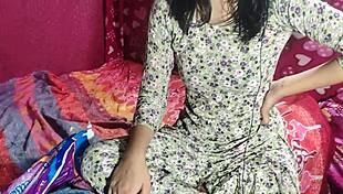 curvy indian teen stepsis rides stepbro's cock hard after steamy fight makeup sex