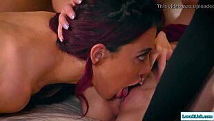 brunette redhead babes lesbian orgy pussy licking face sitting shaved muff diving sucking tits