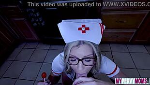 Milf Hooks Up for Steamy Pre-Halloween Sex Night