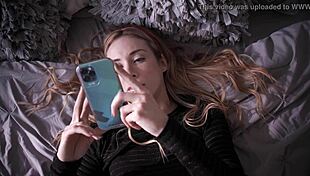 Scarlit Scandal and Aiden Ashley scissor wet pussies in ghost lesbian tribbing