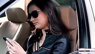 hey small tits stalker rims petite lesbian's hairy pussy