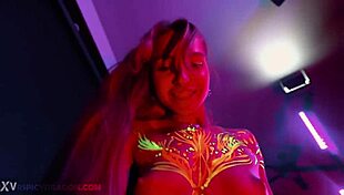 Spicy Dragon Strips Naked For Erotic Art Session With Vitaly
