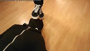 craving to eat from under mistress's dirty vans sneakers?