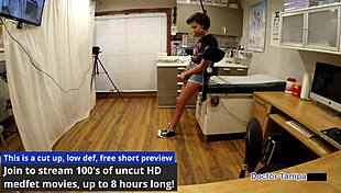 Rebel Wyatt gapes pussy riding Dr Tampa backstage with handcuffs and vibrator