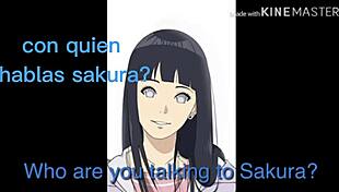 Sakura, Hinata and Sarada JOI in Spanish