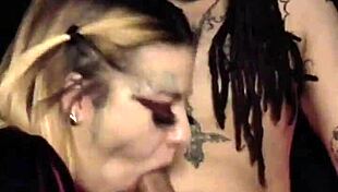 Bleurosebtl blonde milf pawg rides huge interracial cock amateur style