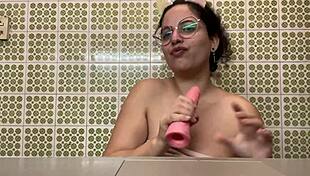 i dance in costume then cream my huge colombian tits for your pov play