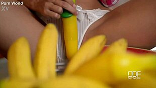 wanna see russian college brunettes take kitchen dildo double anal?