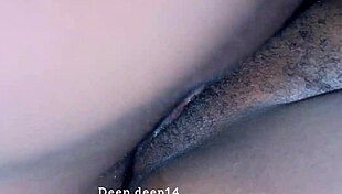 Sweet teen pussy closeup view