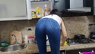 Home alone with babysitter friend, did daddy fuck her big ass rough doggystyle?