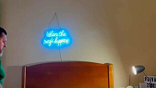 amateur ebony slut sucks and fucks white guy doggystyle bent over in hood bedroom