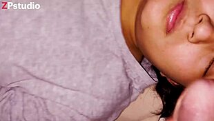 sensual stepsis frida sucks me off swallowing huge creamy facial load