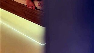 Caught busty stepmom hot in room, she milks all my cum behind his back?