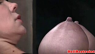 BDSM Sub Bound Anal Fucked by Piercing Sex Machine Vibrator