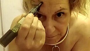 Bent Over Maid Bound Chained Doggystyle Humiliated in Public Toilet