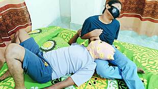 Threesome pounding step-sisters tight asses in kitchen fun!!