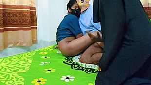 Threesome pounding step-sisters tight asses in kitchen fun!!