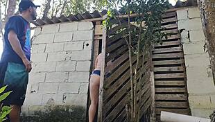 i got the builder over for a quote but my curvy ass in jeans made him wreck my hole bareback