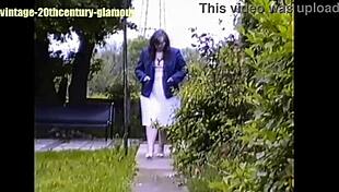 Bank Manager Elizabeth Hogben PEES in Back GARDEN