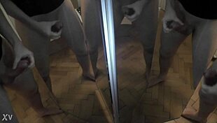 one man mirrors six cocks for ultimate cumshot view