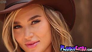 smoking teen cowgirl blake blossom flashes natural big boobs outdoors