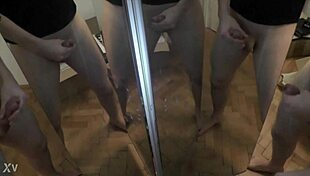 one man mirrors six cocks for ultimate cumshot view