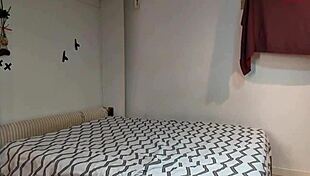 my slutty friend spits dirty talk in lingerie while i brush teeth