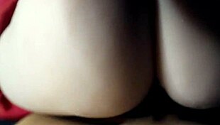 in the bedroom close-up, muscular bodybuilder pounds firm fake tits latina silicone fuck doll doggystyle creampie