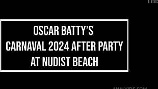 Carnaval Brazil 2024 afterparty heats up at nude beach with ebony allure
