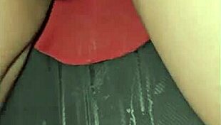 brazilian bbw milf housewife sneaks into gloryhole booth to fuck in front of cuck