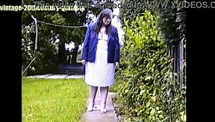 Bank Manager Elizabeth Hogben PEES in Back GARDEN