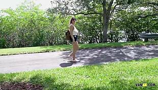 jenni noble monster tits bounce in van fuck cowgirl deepthroat titty ride