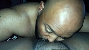 moaning wildly as i devour her dripping wet pussy lips