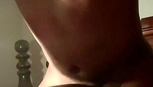 laying on my stomach while he unloads cum all over my ass