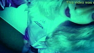 veronica shakes shemale ass on dildo during intense solo training