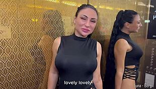 cheating wife skips panties all night for hard all-holes pounding