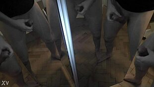 one man mirrors six cocks for ultimate cumshot view