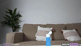 Ebony foot model with huge soles lets me oil her booty?
