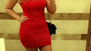 vacation tease pulls petite panties down in toilet for naughty public exposure fun