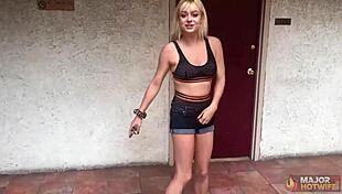 Lovely Busty Blonde Nova Cane Deepthroats And Rides Rome Majors Huge Cock