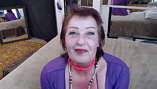 752 Short Redhead Hottest GILF Dawnskye1962 Toys Her Big Natural Tits Ass in Retro Custom