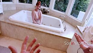 sharing BATHTUB with STEPMOM gets TOO HARD to keep PLATONIC