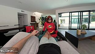 Vr conk redhead elastigirl anal fucks ripped incredibles cosplay