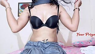 priya's intriguing student secret: masturbating to orgasm just for teacher?