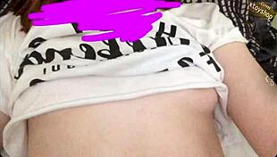 hot tight teen shoves bottle deep in pussy!